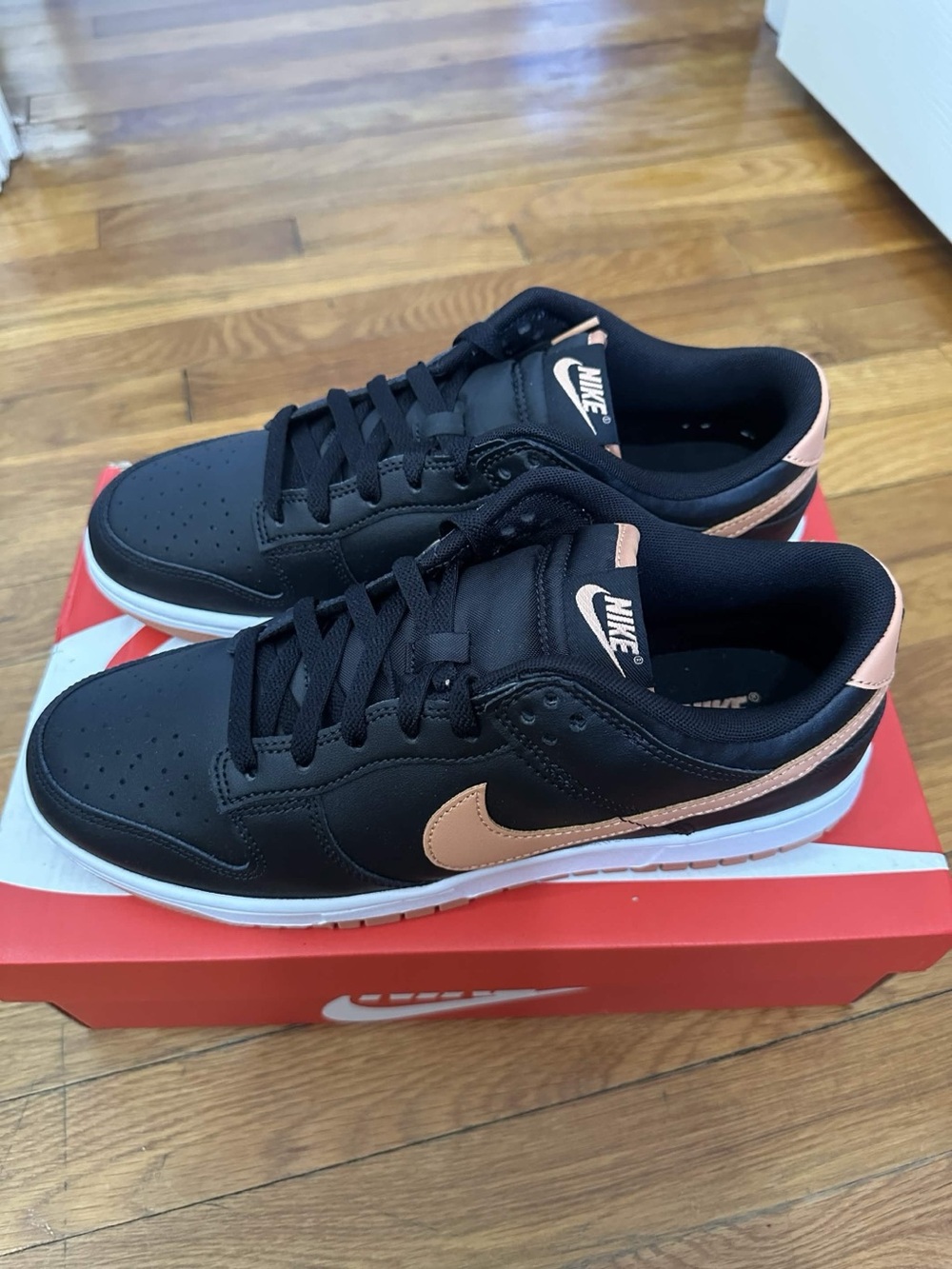 *Slightly Used* Nike Dunk Low Men Black Brown (DV0831-004) Size 10 - Picture 2 of 11
